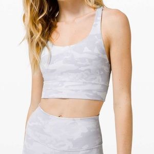 Lululemon Energy Bra in White Camo